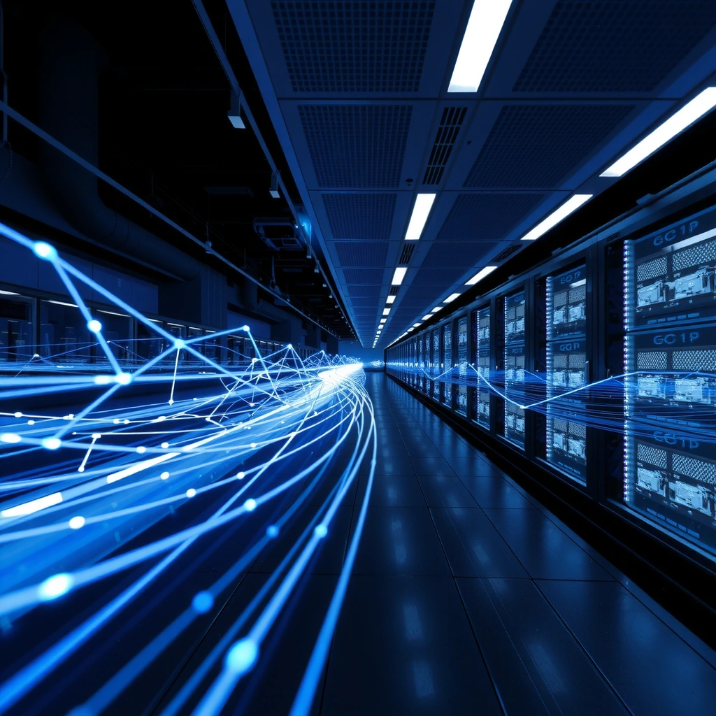 Abstract fiber optic background